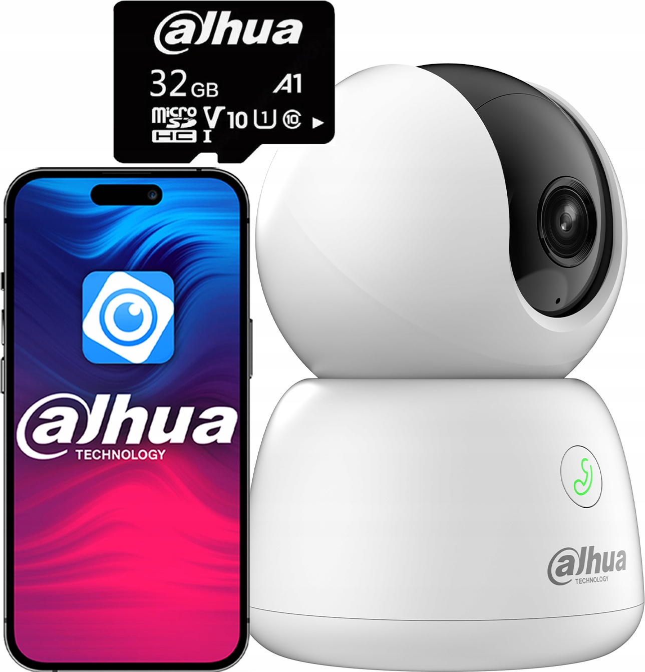 Otočná WiFi kamera 5Mpx Dahua H5B Hero Series IR10m Detekce +32GB
