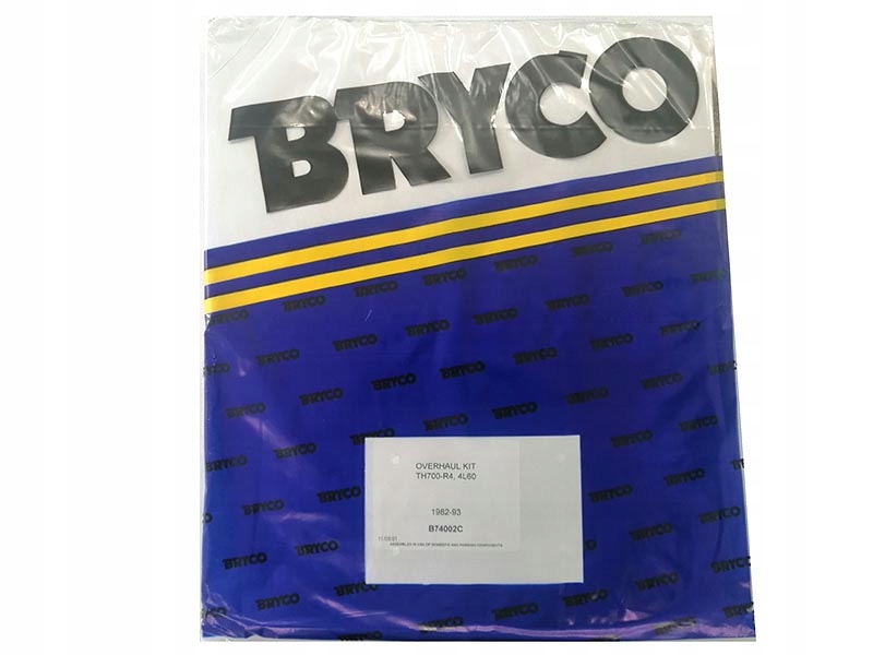 4L60E TH700 R4 Komplet uszczelek BRYCO 82 93