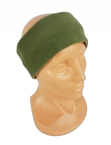 113 OPASKA z polaru polarowa szer. 8 cm ZIELONA
