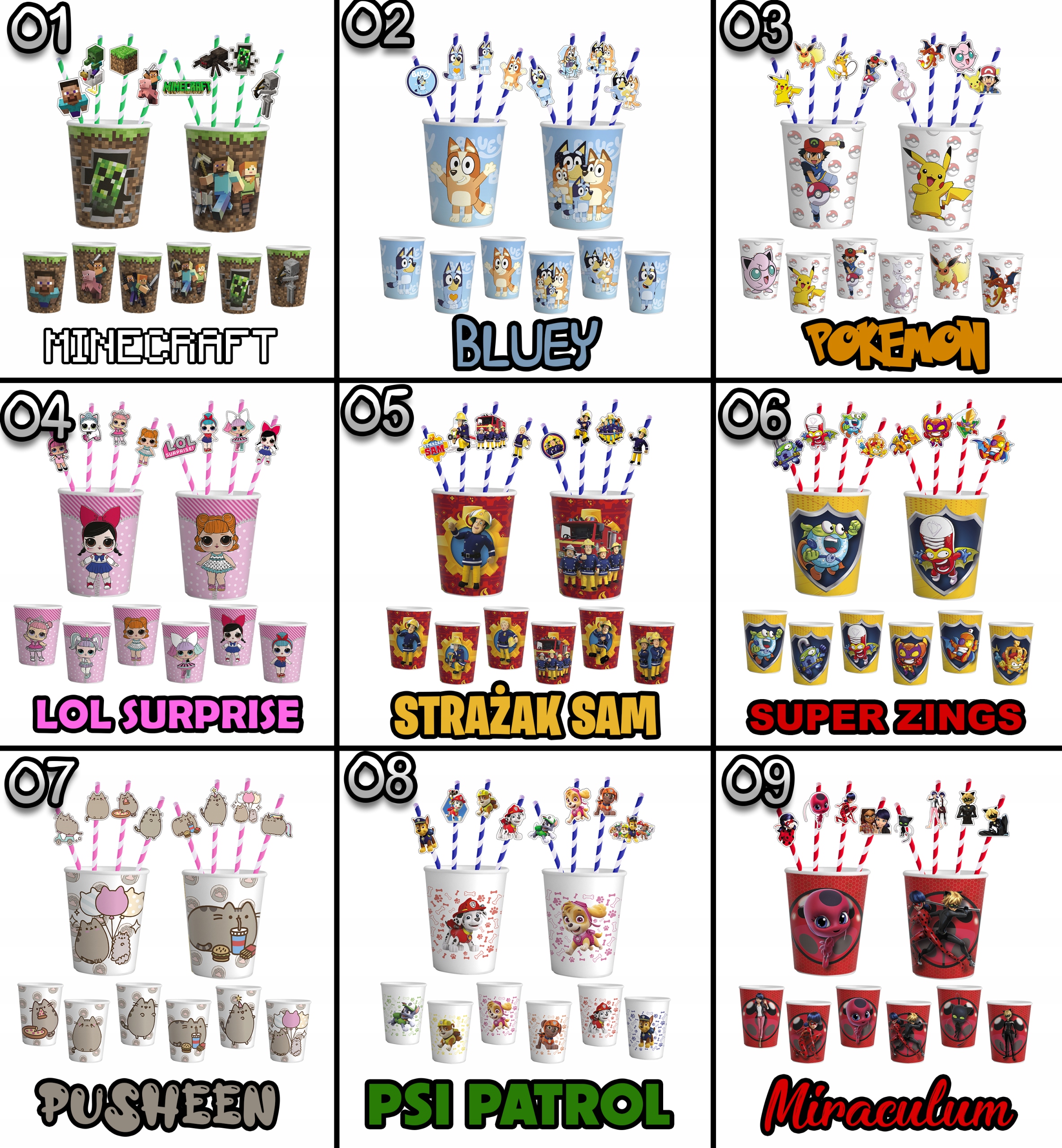 ZESTAW KUBKI + SŁOMKI URODZINOWE - HOT WHEELS URODZINY PRZYJĘCIE Marka Worldcase