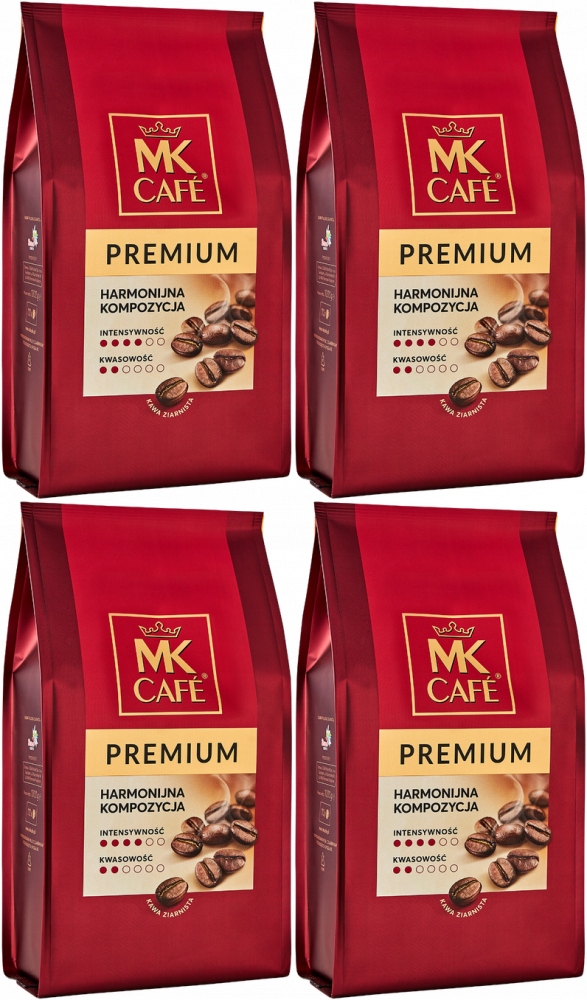 Mk Cafe Kawa Ziarnista Premium 1kg x 4 szt