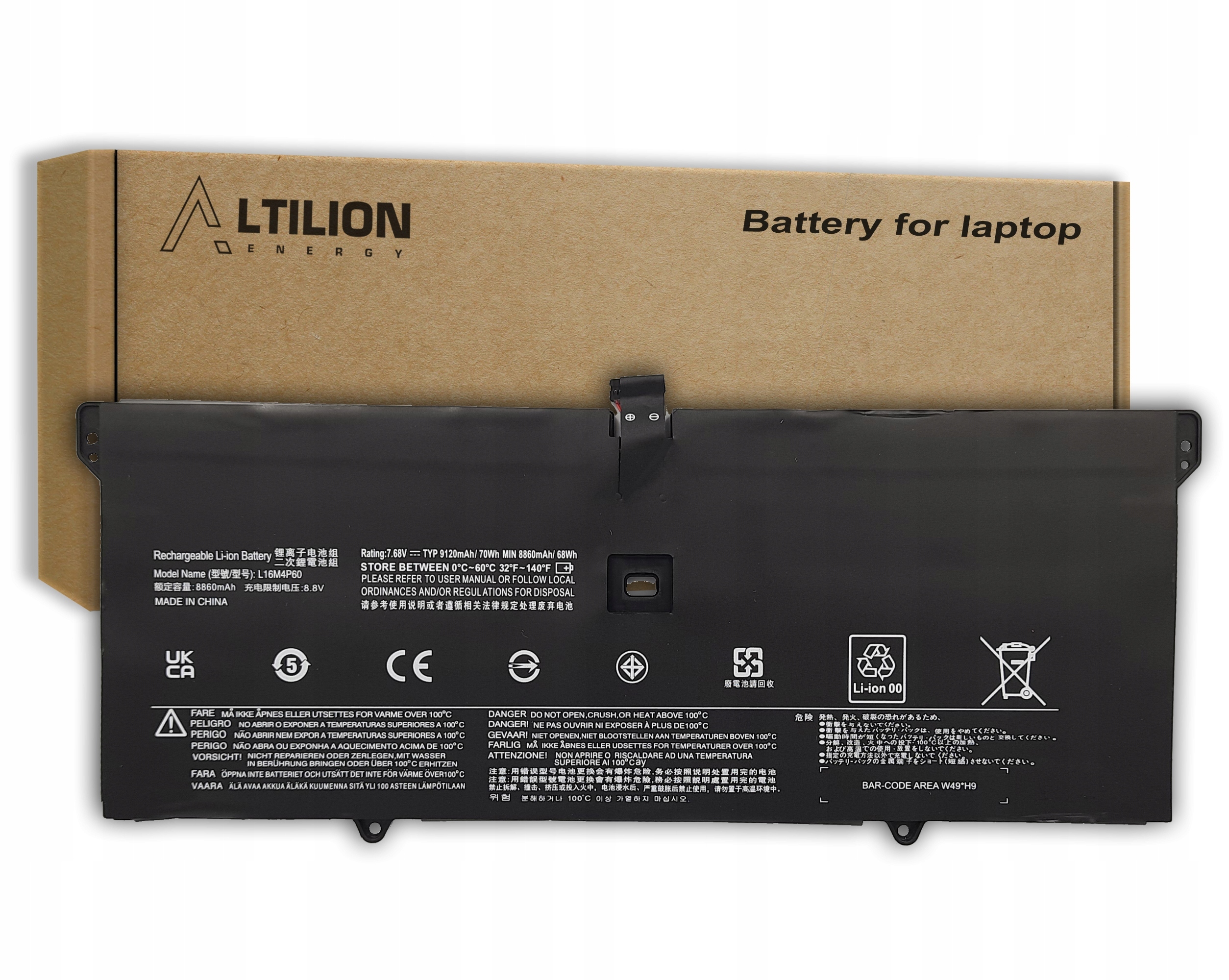 Bateria Altilion Energy L16M4P60 kompatybilna z Lenovo
