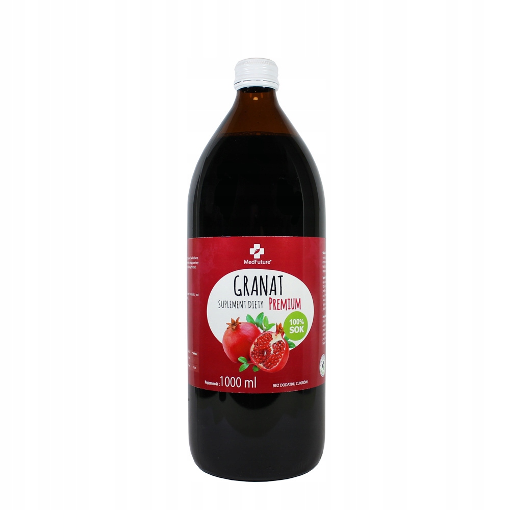 

Sok z granatu 100% naturalny Bez cukrów 1000ml