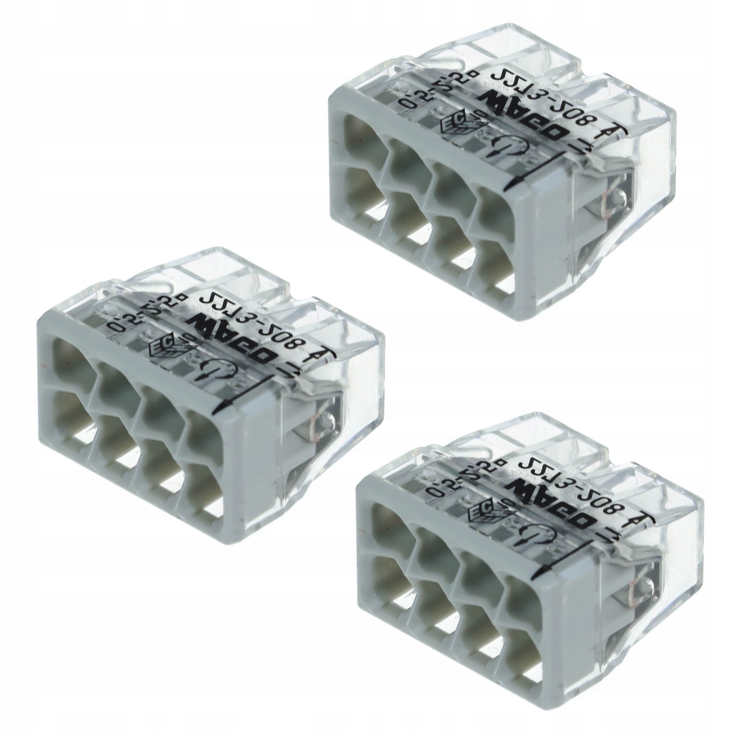 

Szybkozłączka kablowa Wago 8x2,5mm 2273-208 3szt.