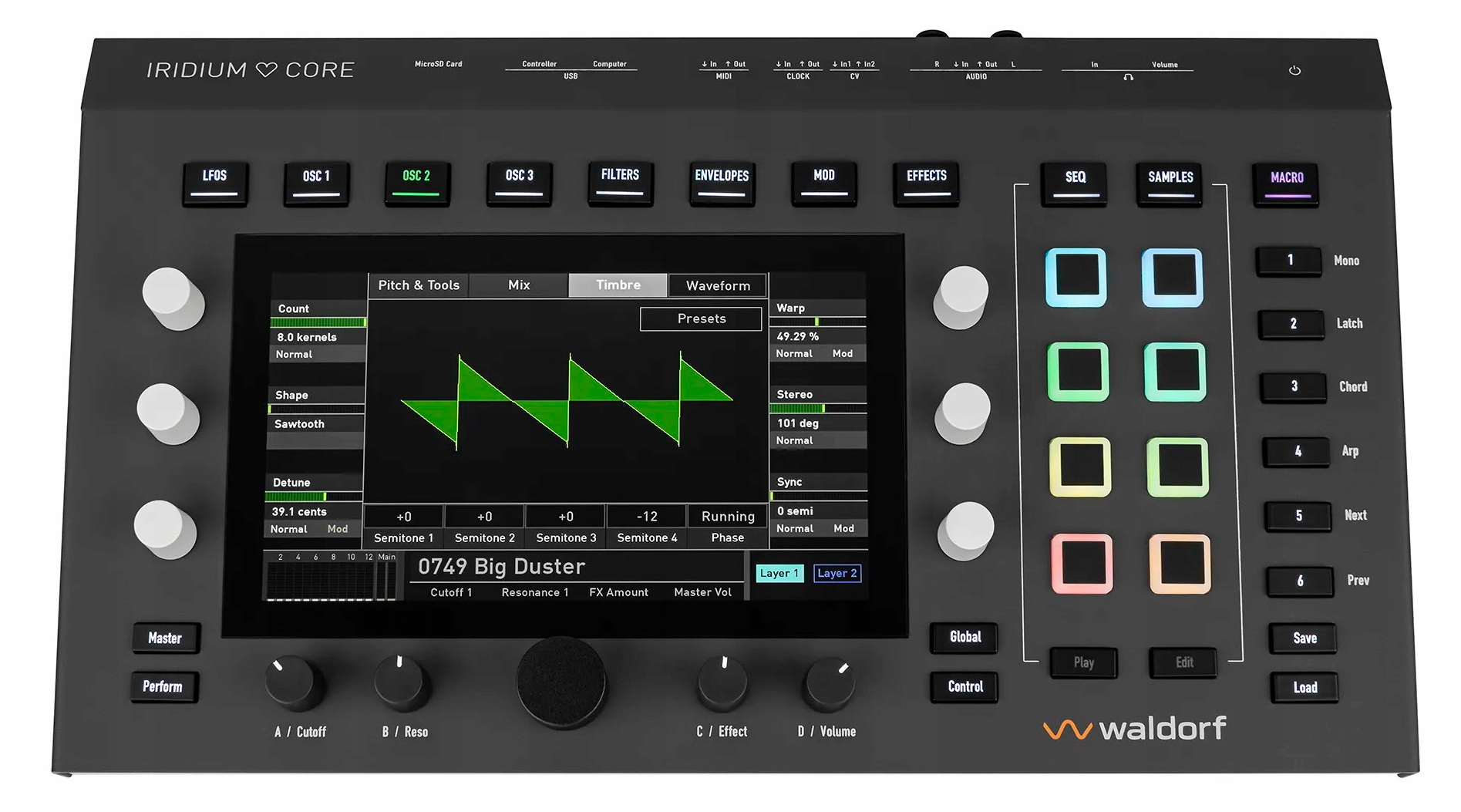 Waldorf Iridium Core Zvukový modul