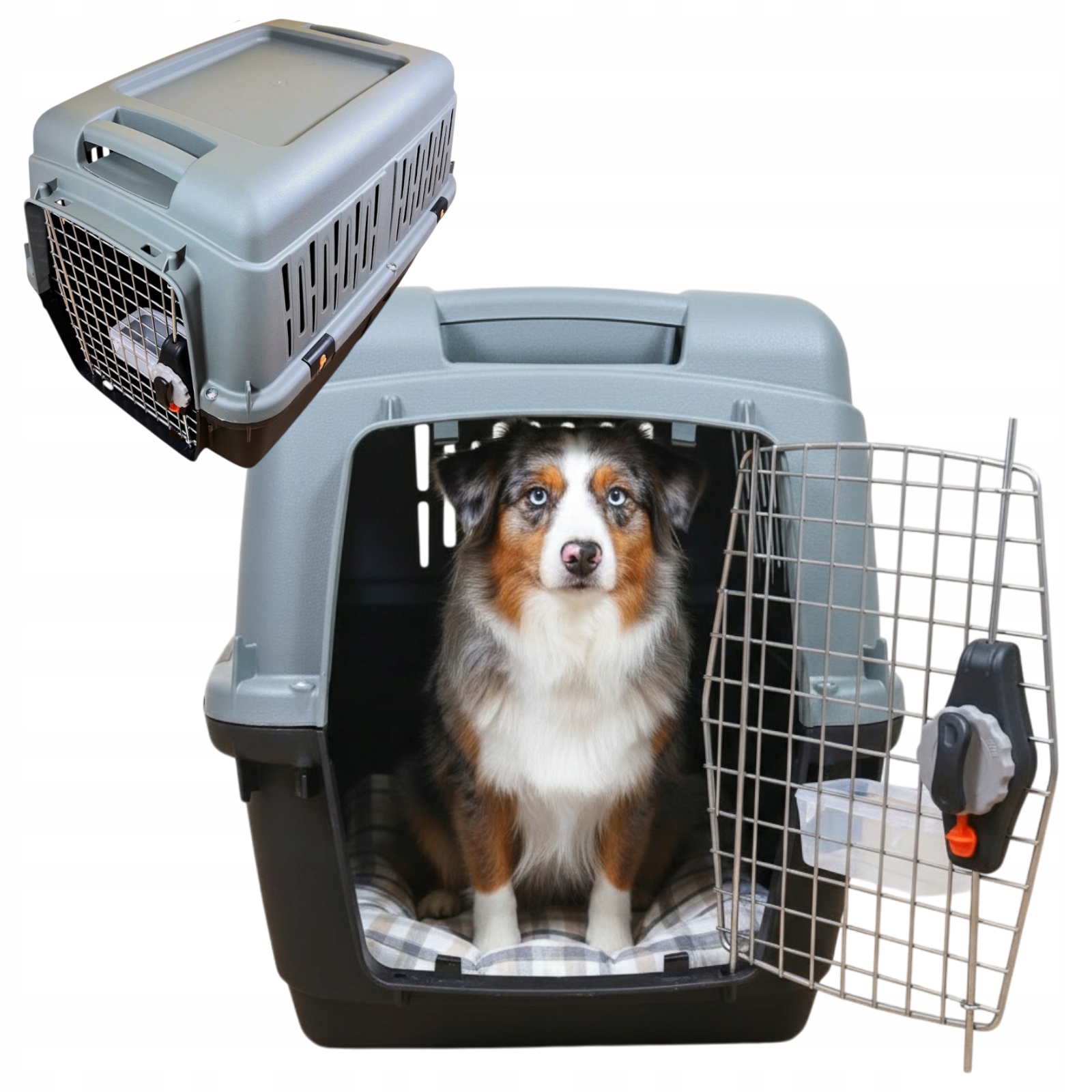 Transporter Lotniczy Dla Psa Średniego 70x50x51cm z Atestem Lotniczym Iata