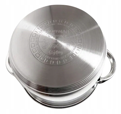 Zestaw garnków HOFFNER Elegance 12 el. GRUBE DNO Kod producenta HF-4441