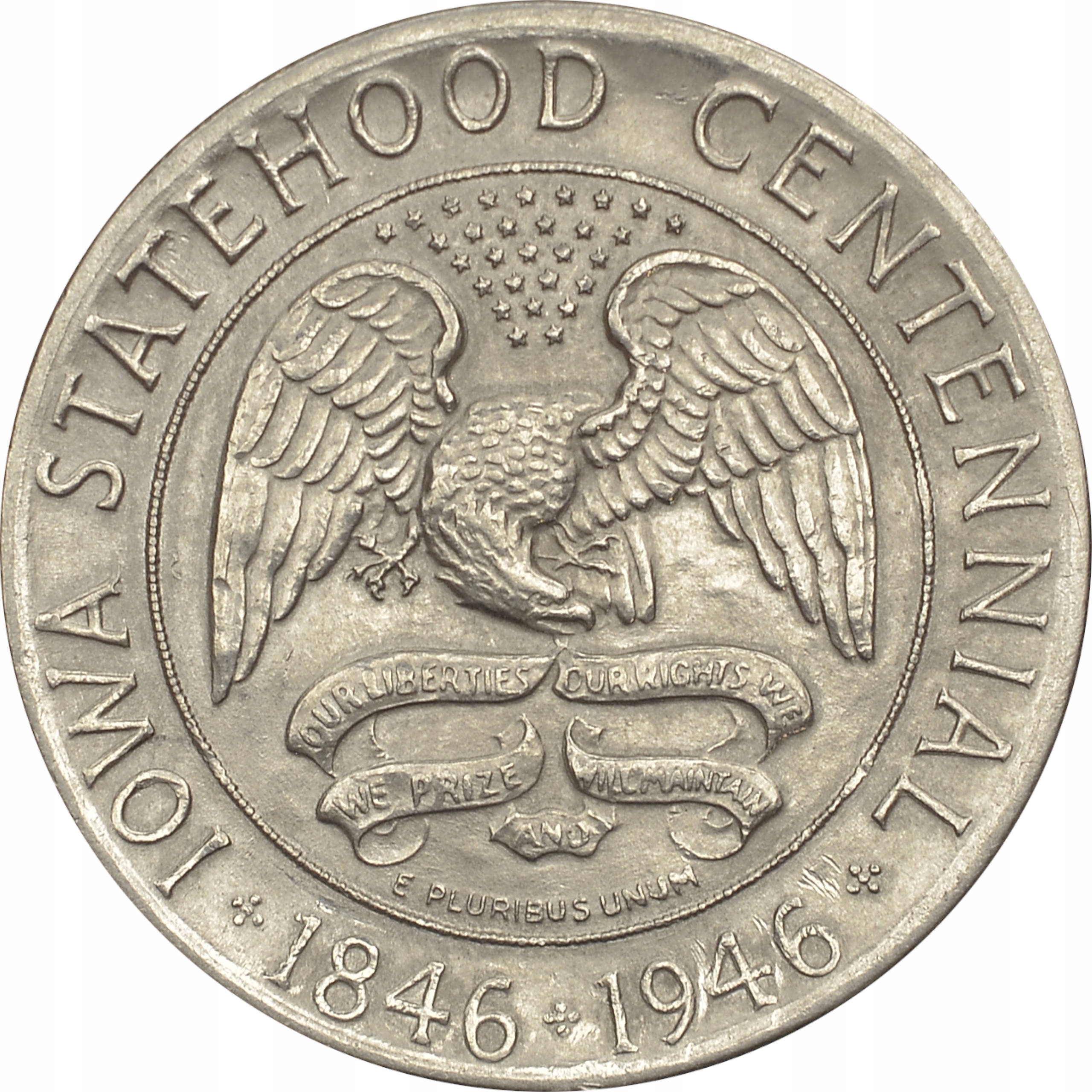 20.aj.USA, 1/2 DOLARA 1946 100 L.IOWA