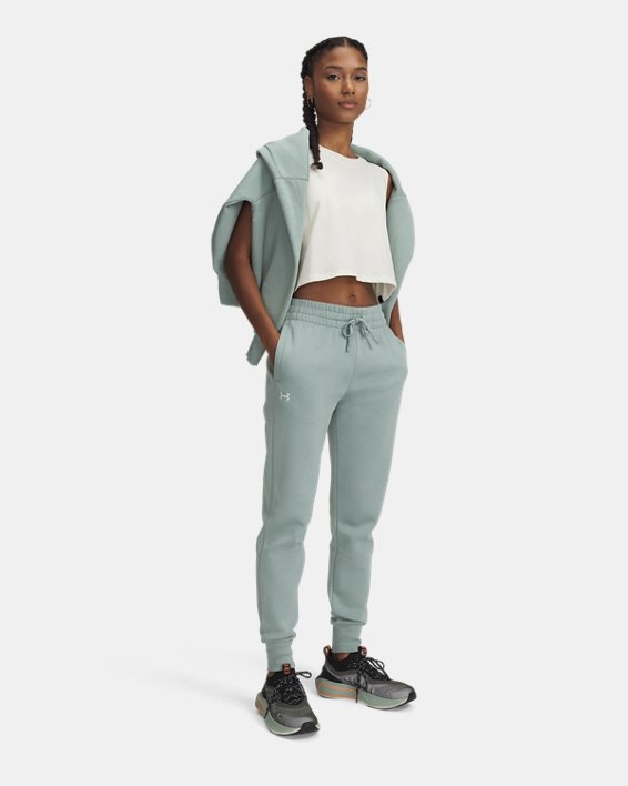 Dámské Teplákové Kalhoty Under Armour Bavlněné Joggery Rival Fleece S