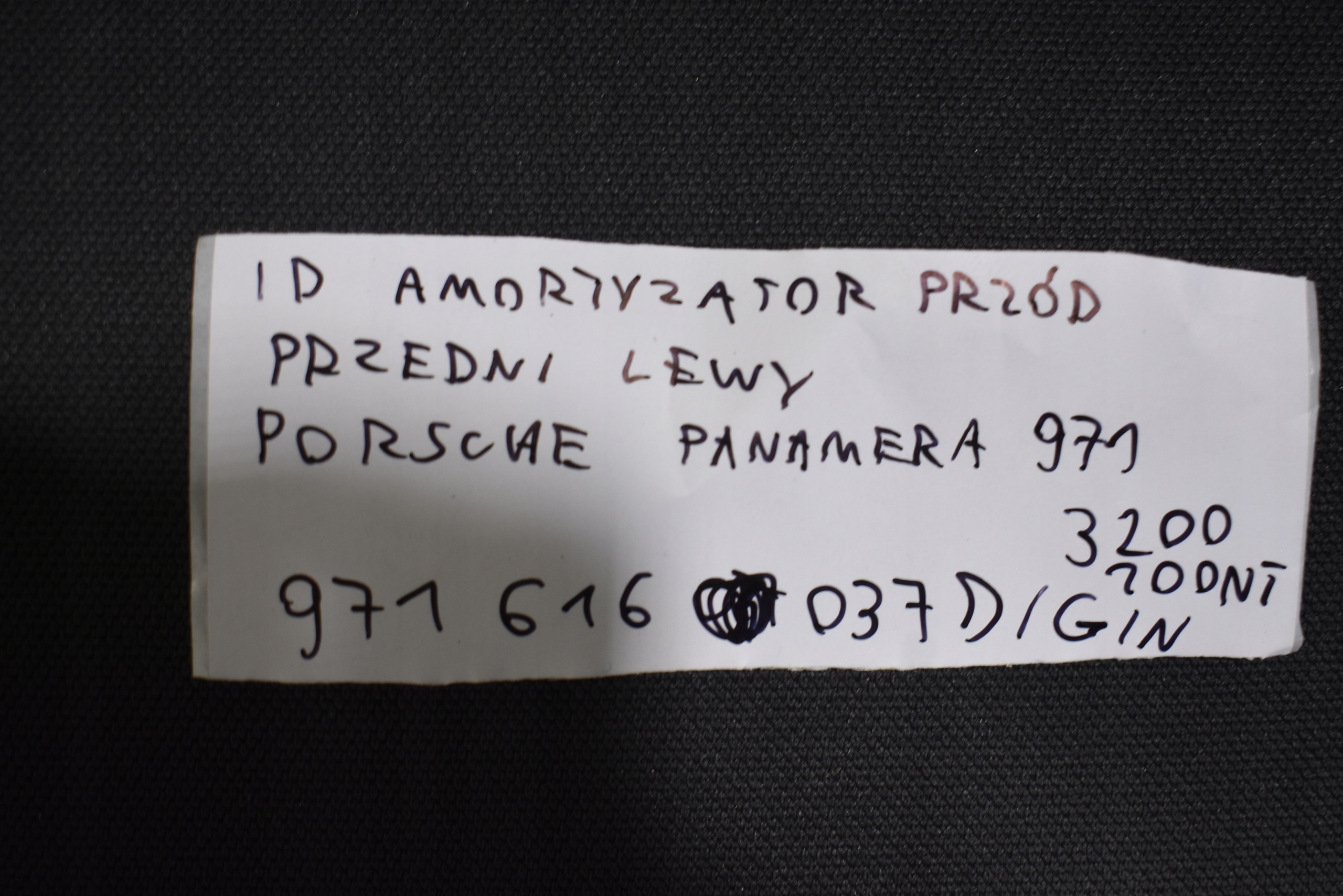IDEALNY ANORTYZATOR front front left PORSCHE PANAMERA 971 1