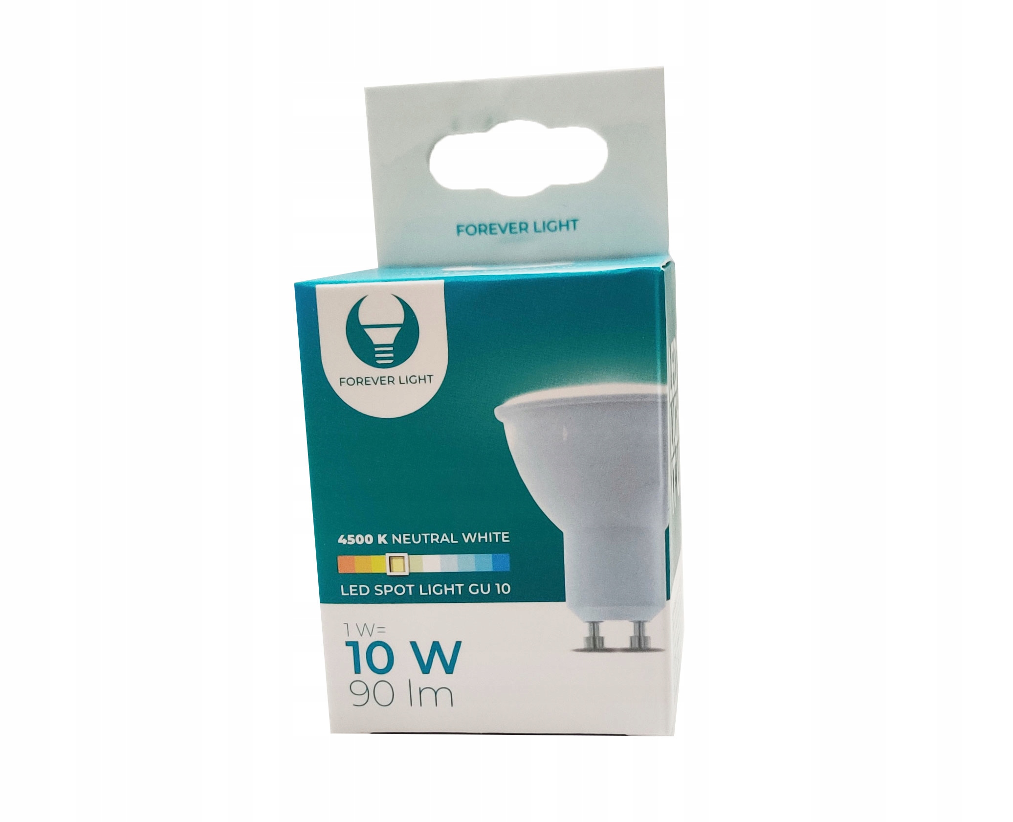 

Żarówka Led GU10 1W 90lm neutralna do podbitki