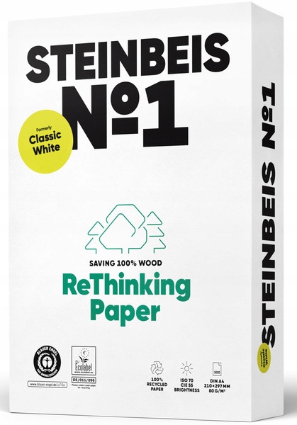 

Papier eko ksero Steinbeis A3 80g 500 ark jasny