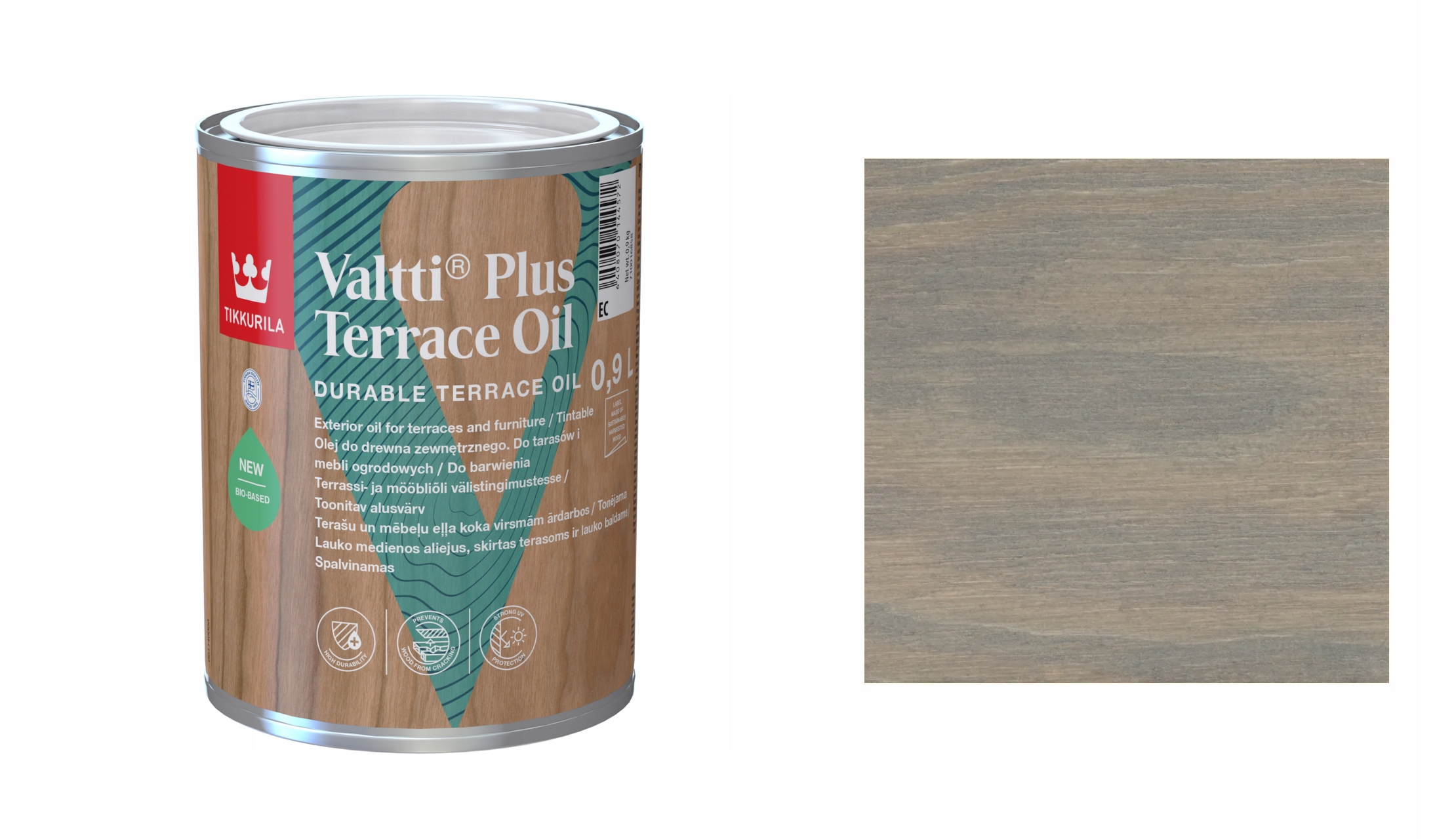 TIKKURILA VALTTI PLUS TERRACE OIL 0,9L 5141 OLEJ DO TARASÓW