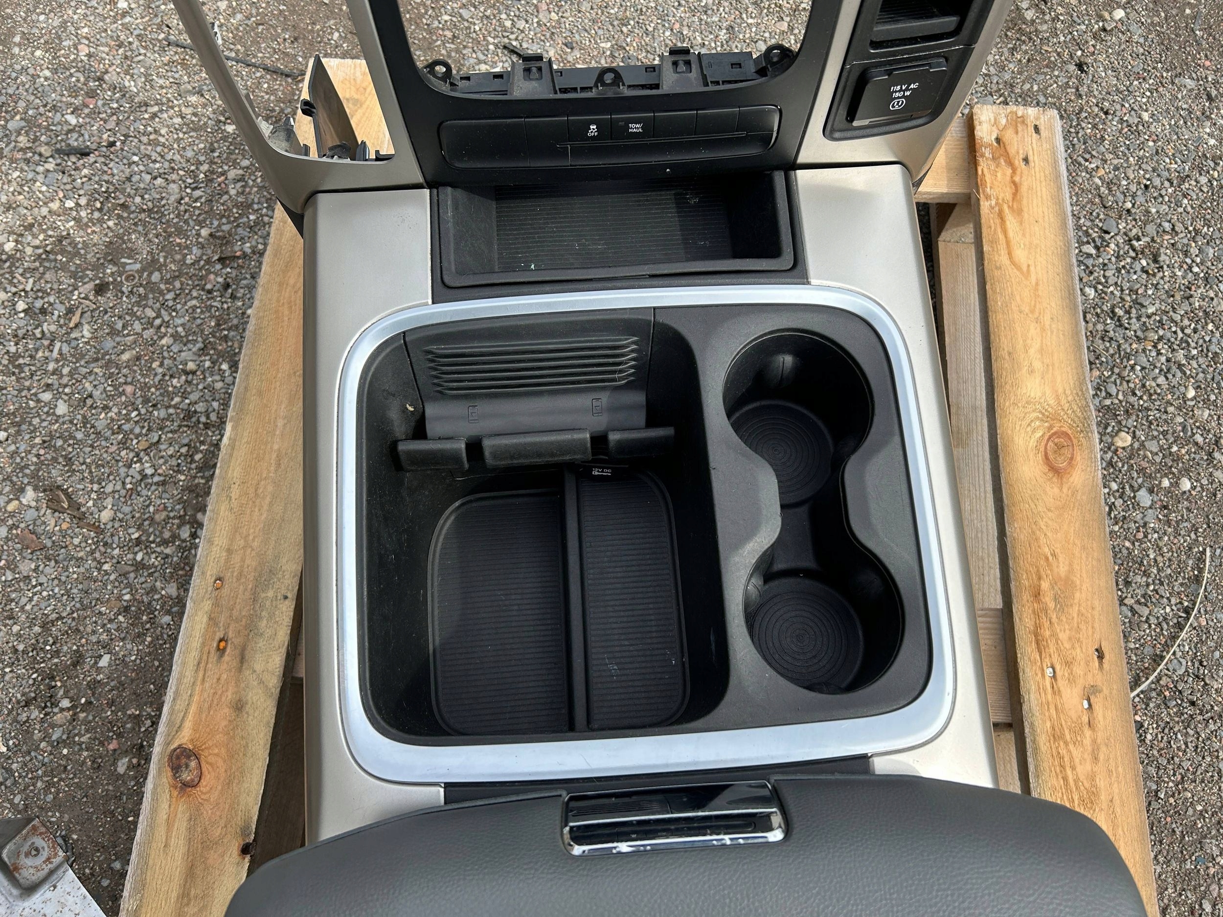 Tunel central armrest cupholder passenger compartment komplet Dodge RAM 1500 2013