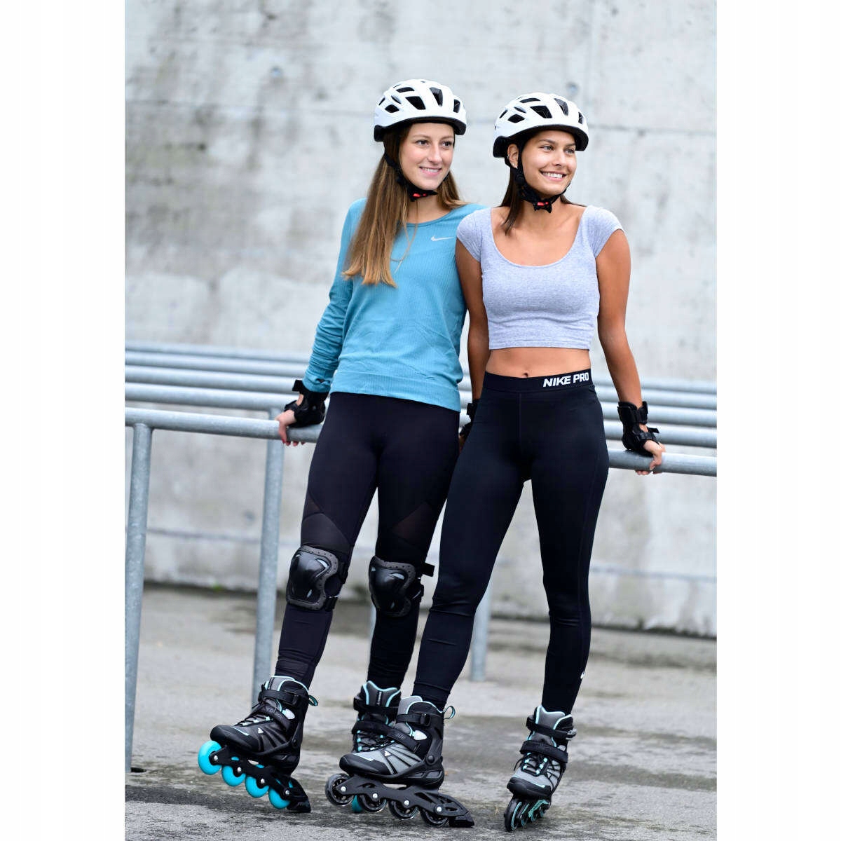 Rolki Rollerblade Zetrablade 80 W Black Light Blue 37 Materiał płozy kompozyt