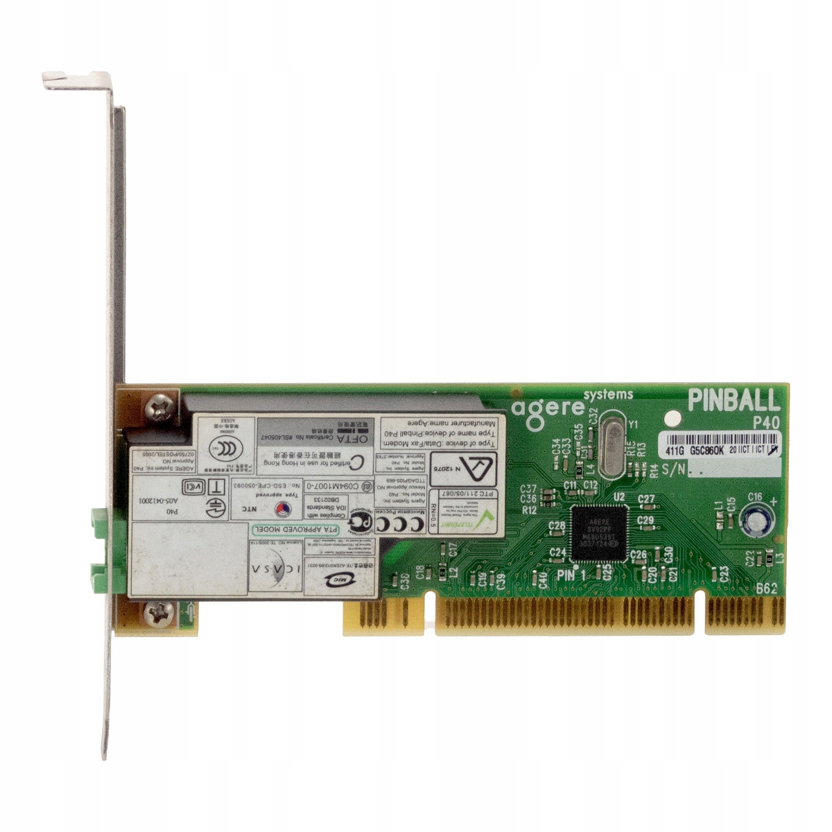 HP 5188-2900 PINBALL P40 DATA FAX MODEM KARTA PCI