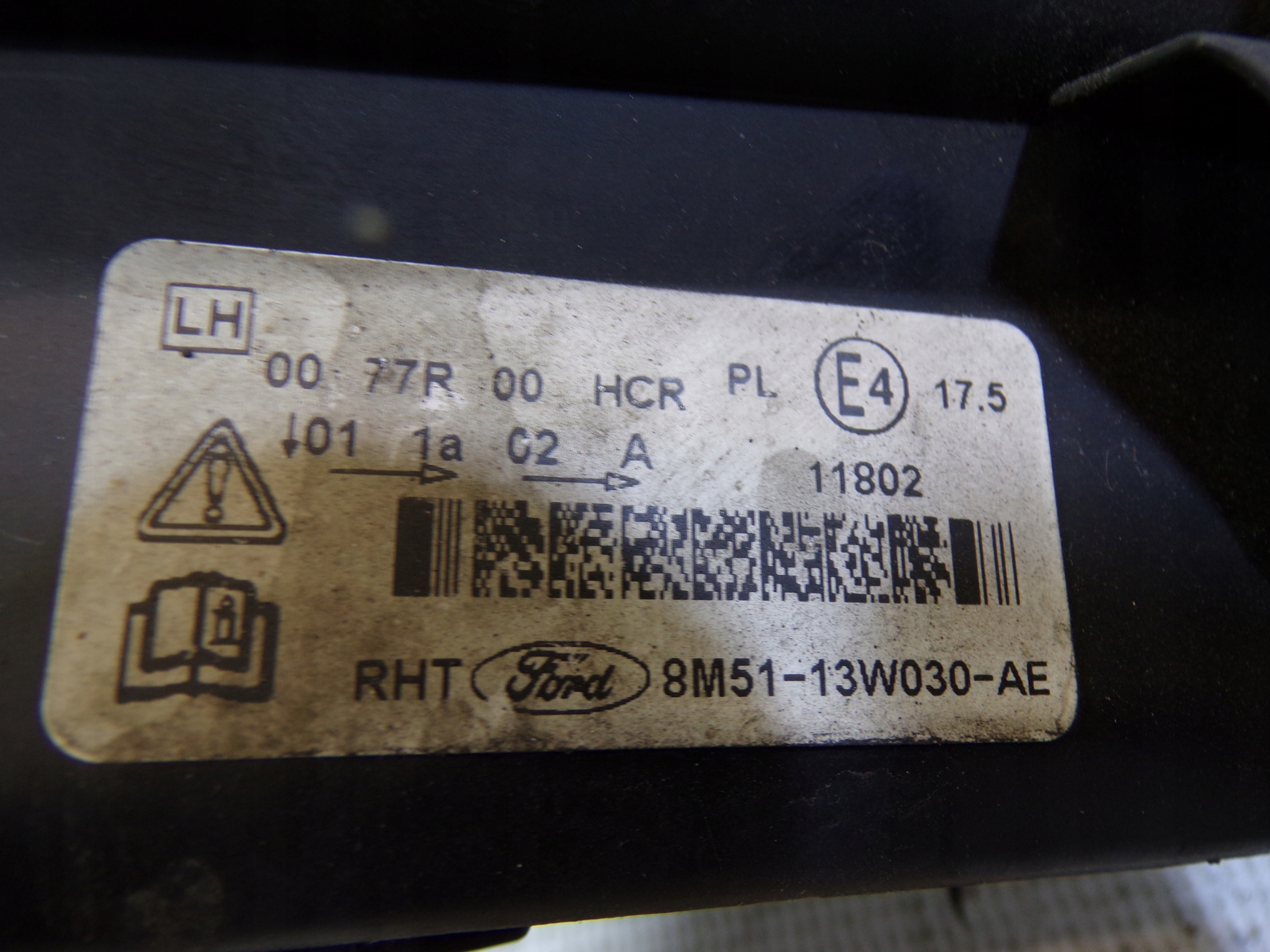 light front front left FORD FOCUS 2 II LIFT (4) (K1)