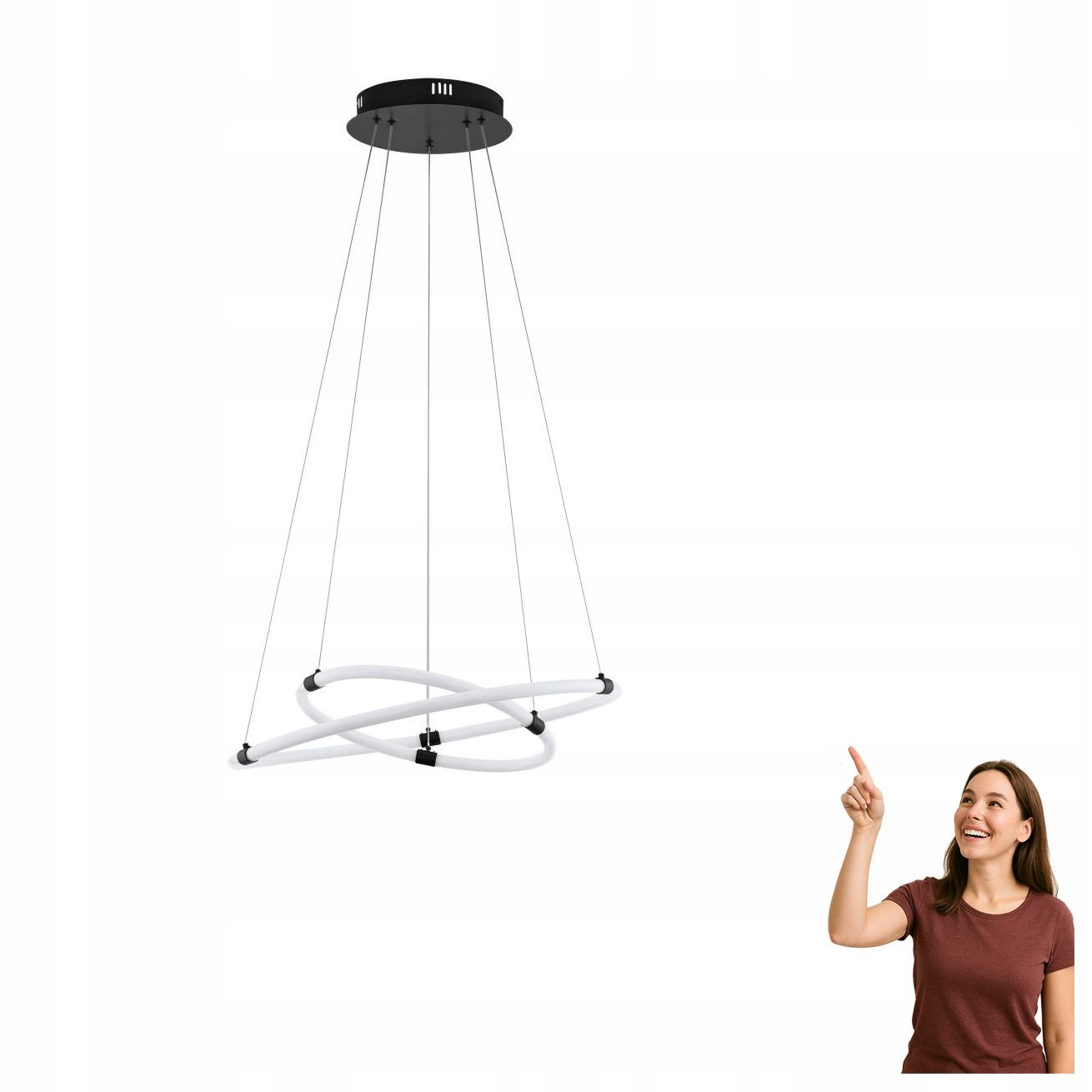 Led závesná lampa 22W Banderillas 39839 Eglo