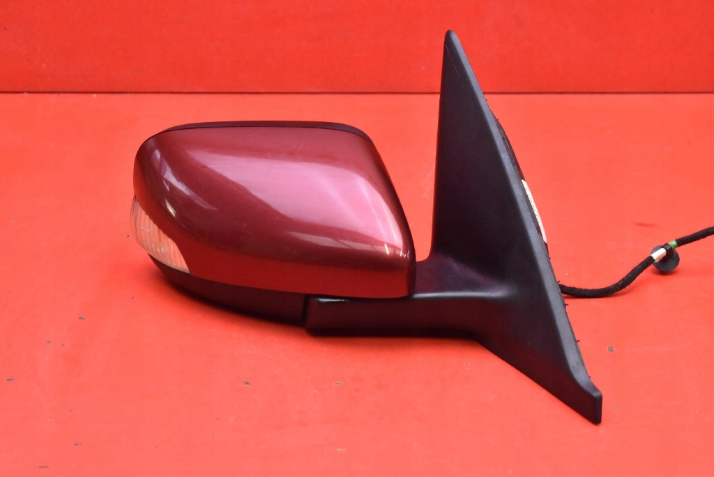 mirror right red EU 015850 VOLVO S40 V40 2 II 04-07 6 PIN