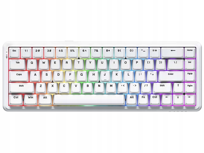 Klawiatura Ajazz AK680 Max Wireless Biały