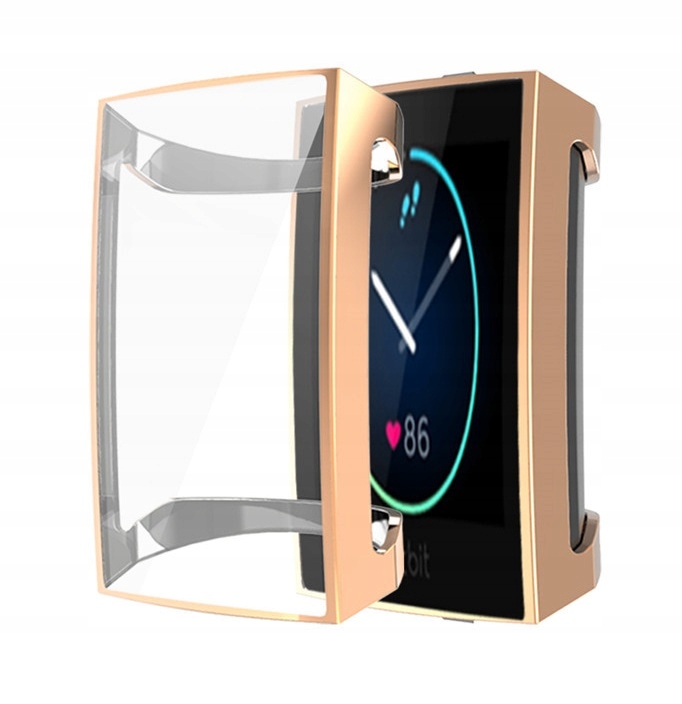 

Etui 2w1 Metalic Przód Boki FitBit Charge 3 4
