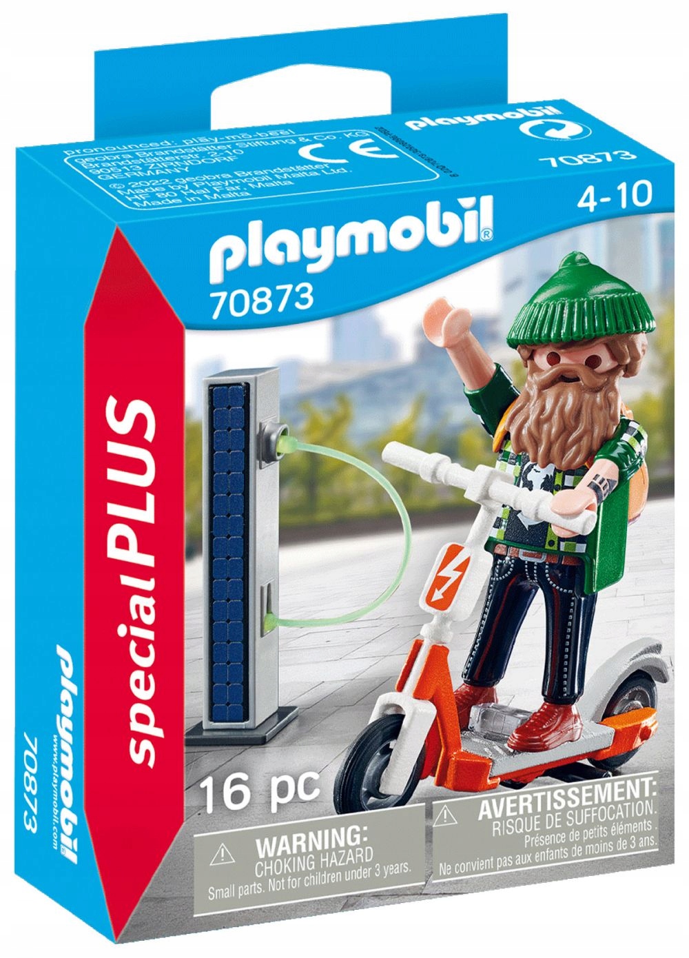 

Playmobil 70873 Hipster z elektryczną hulajnogą