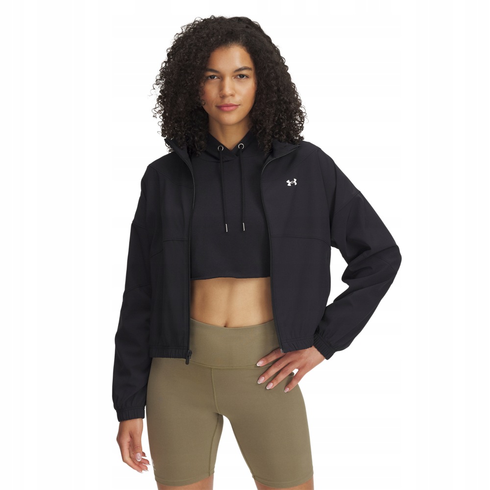 Kurtka Damska Rival Woven Czarna M Under Armour AW26