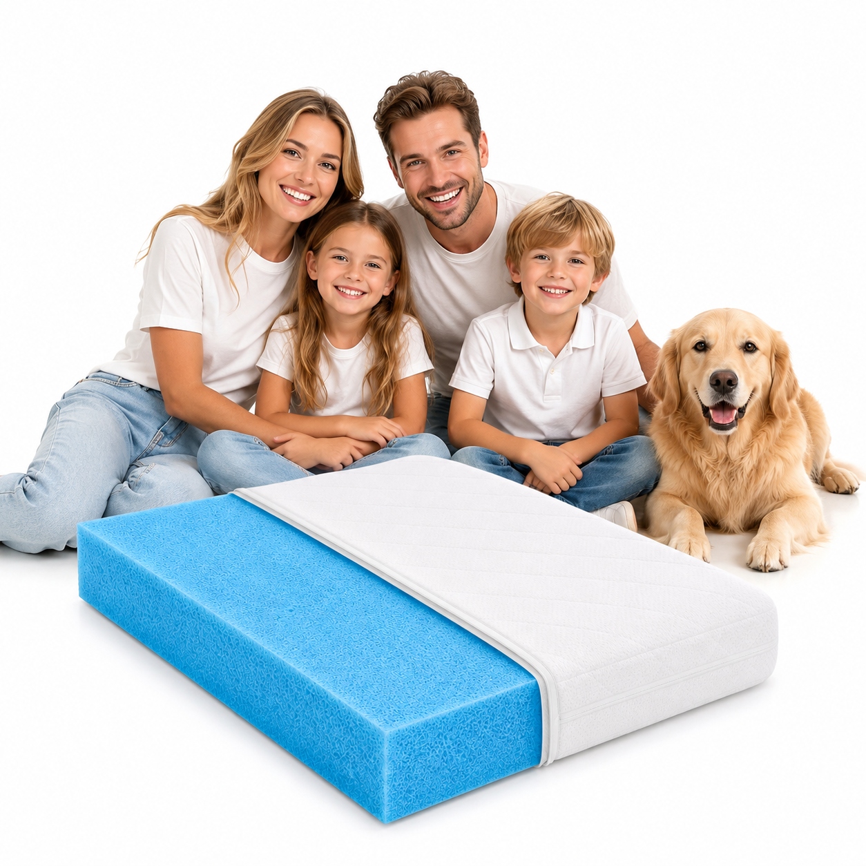 100x160 moderní matrace z palet, vysoká, z pěnového materiálu H1 26 cm