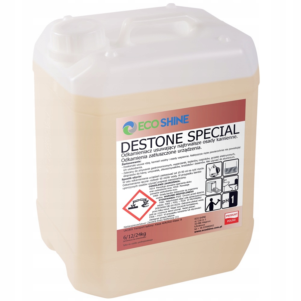 Levně Eco Shine Destone Special Odvápňovač 6 kg 5L