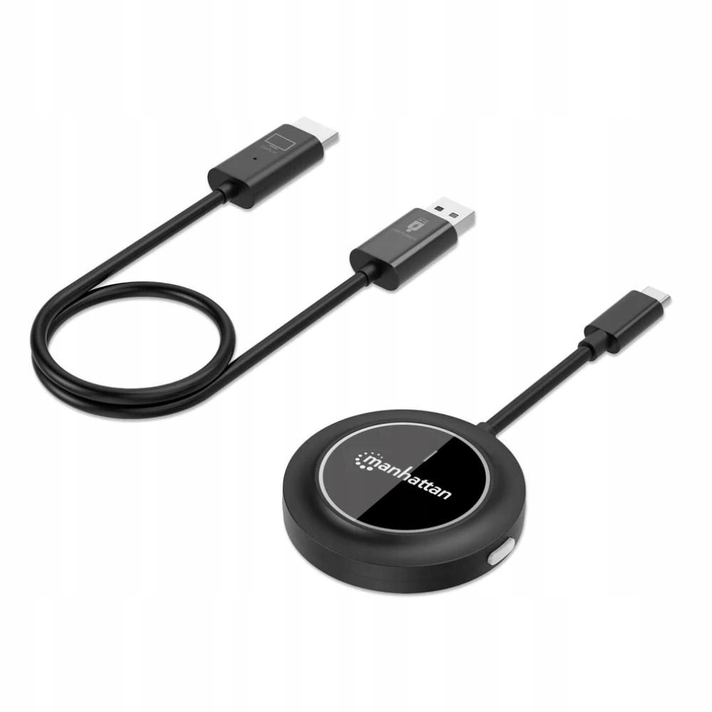 Manhattan Hdmi Bezdrátová sada na prezentaci, 1080p, černá 208420