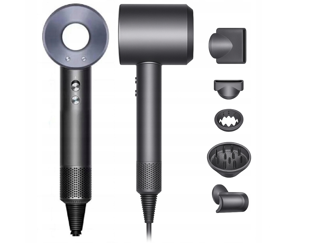 Profesjonalna Suszarka Do Włosów 1600W Ultra Końcówka Jonowa 5 w 1