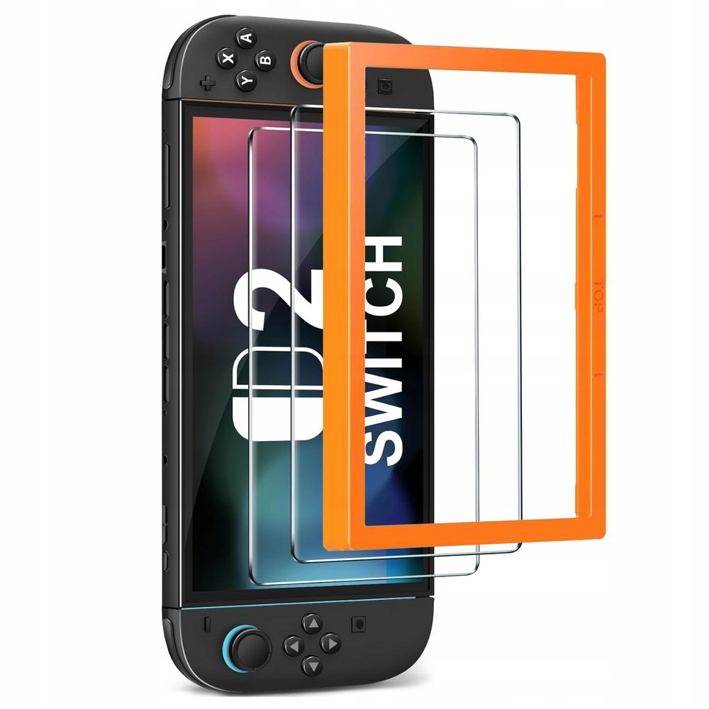 2x Szkło Hartowane z aplikatorem do Nintendo Switch 2, szybka na ekran