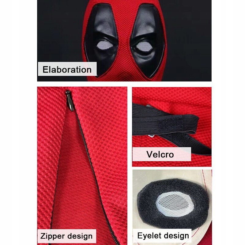 MASKA DZIANINOWA DEADPOOL WADE WILSON COSPLAY KOSTIUM NA HALLOWEEN Model DP