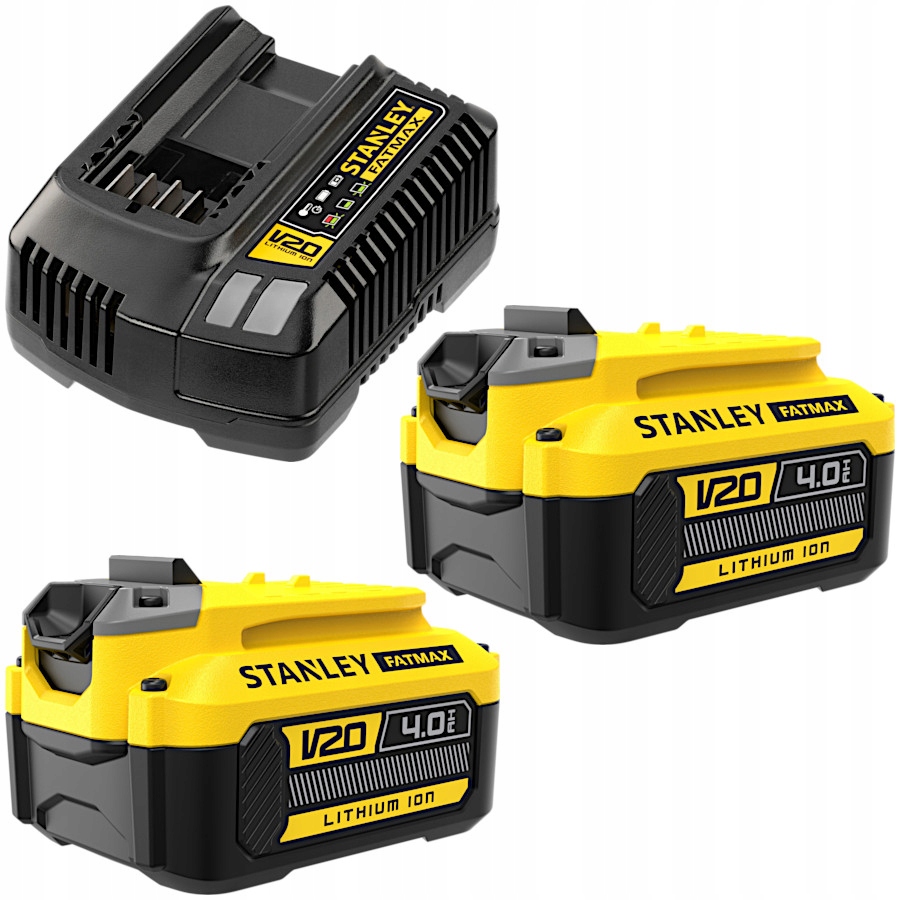 

Stanley Akumulator 4Ah 18V Li-Ion 2szt ładowarka
