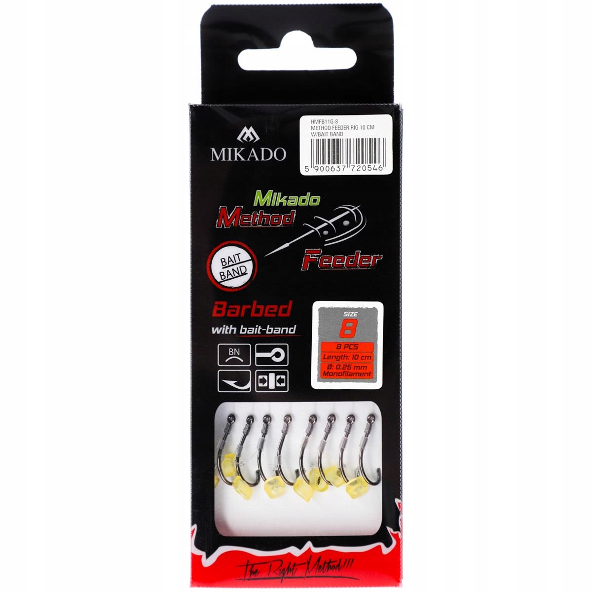 Mikado Haczyki do Method Bait Band 10cm Size 4 P