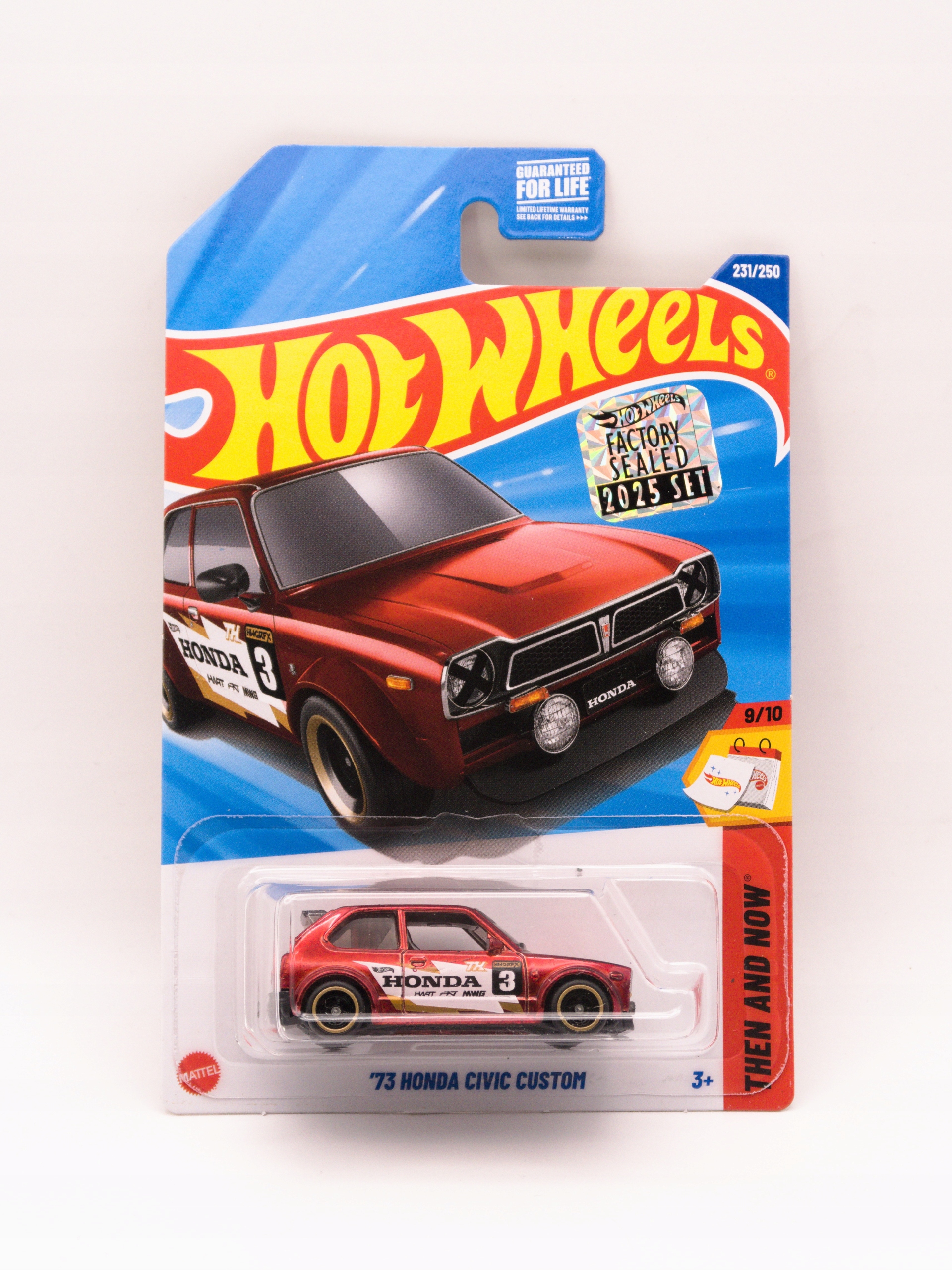 HOT WHEELS Super Treasure Hunt STH Honda Civic Custom Czerwony