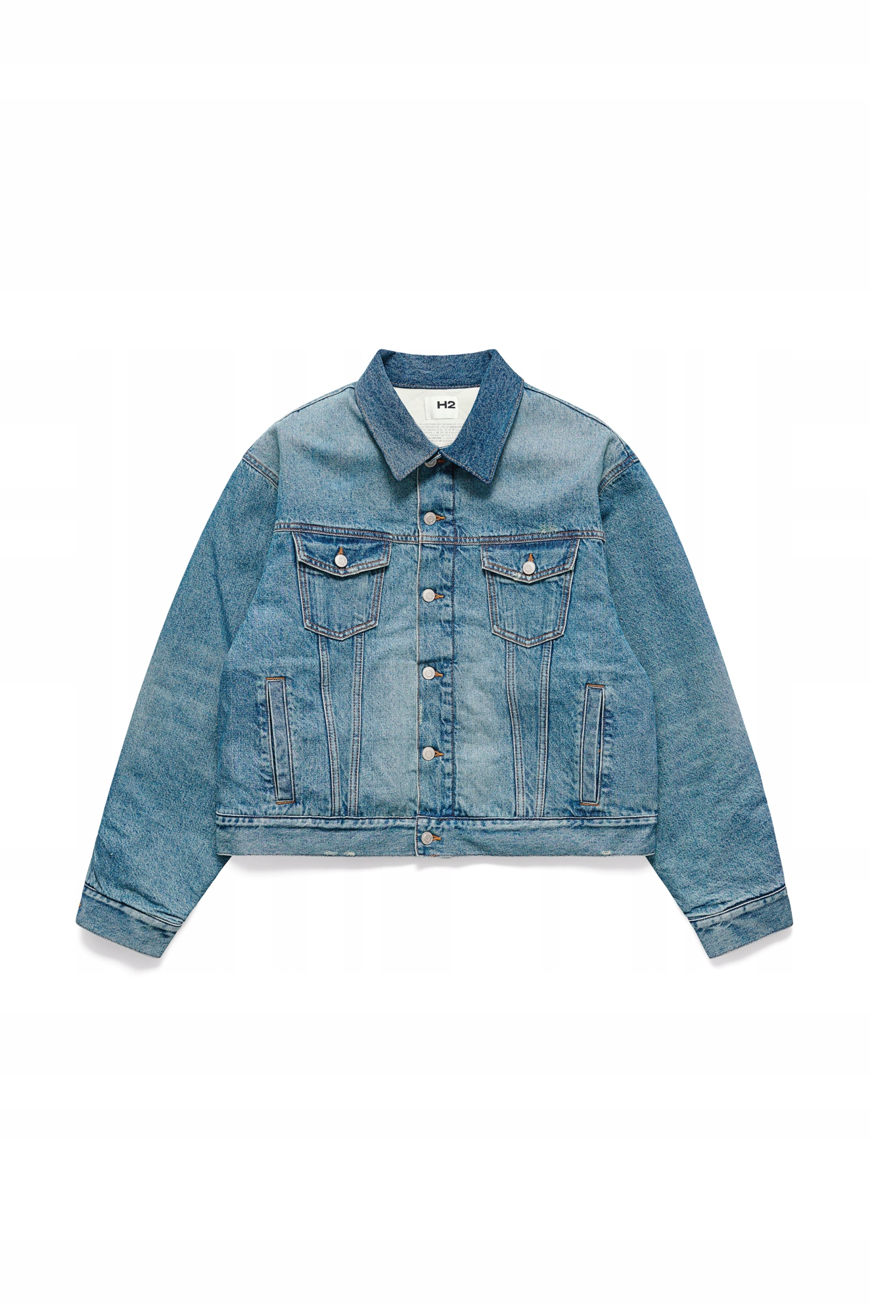 H&m Xs, H2 Heron Preston H&m džínová bunda, vatovaná