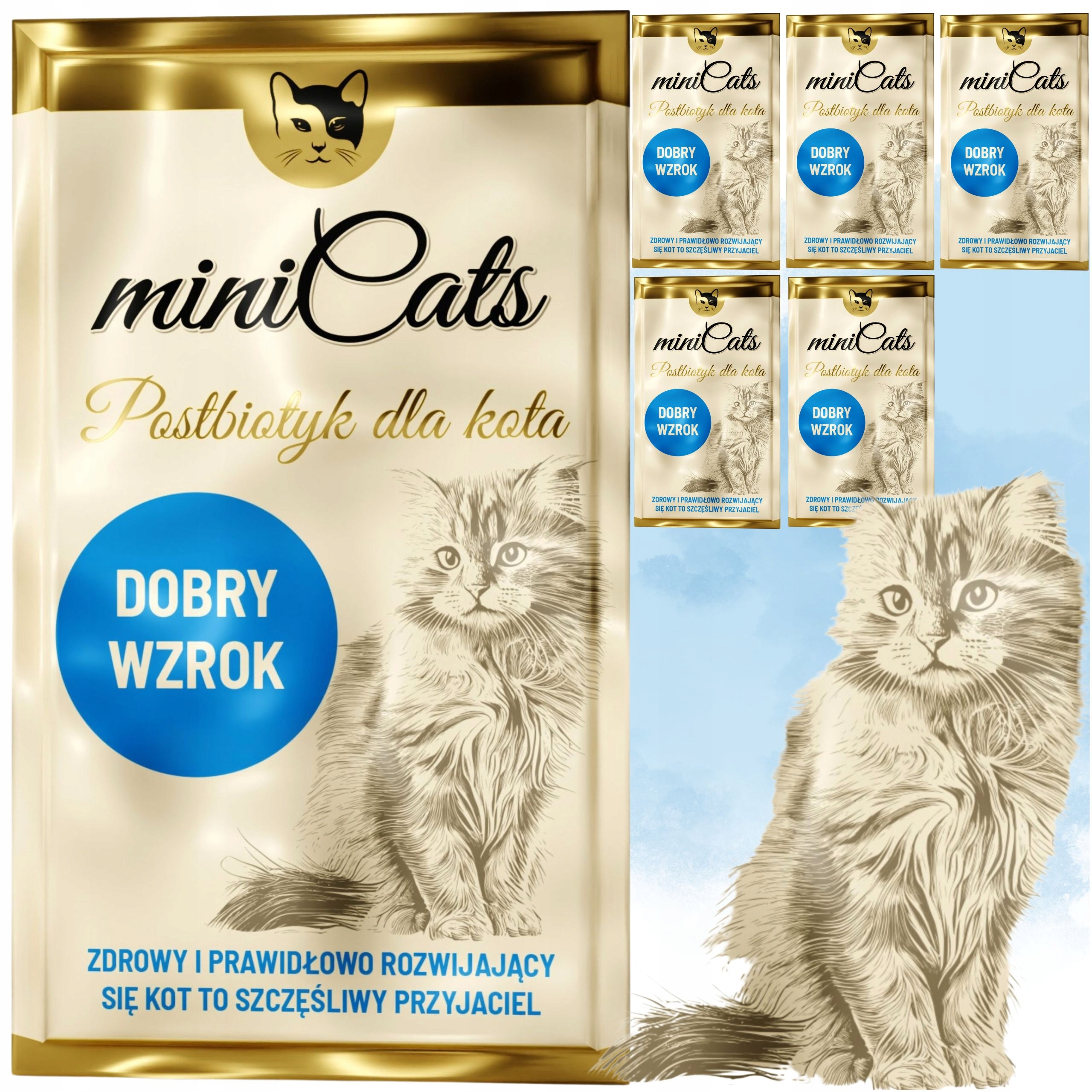 Levně Postbiotik Máslan miniCATS Dobrý Zrak Kočky 2g Zdravá Střeva Na Trávení