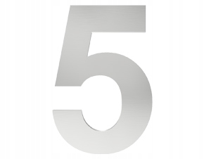 

Przykręcane Oznaczenie Budynku Cyfra 5