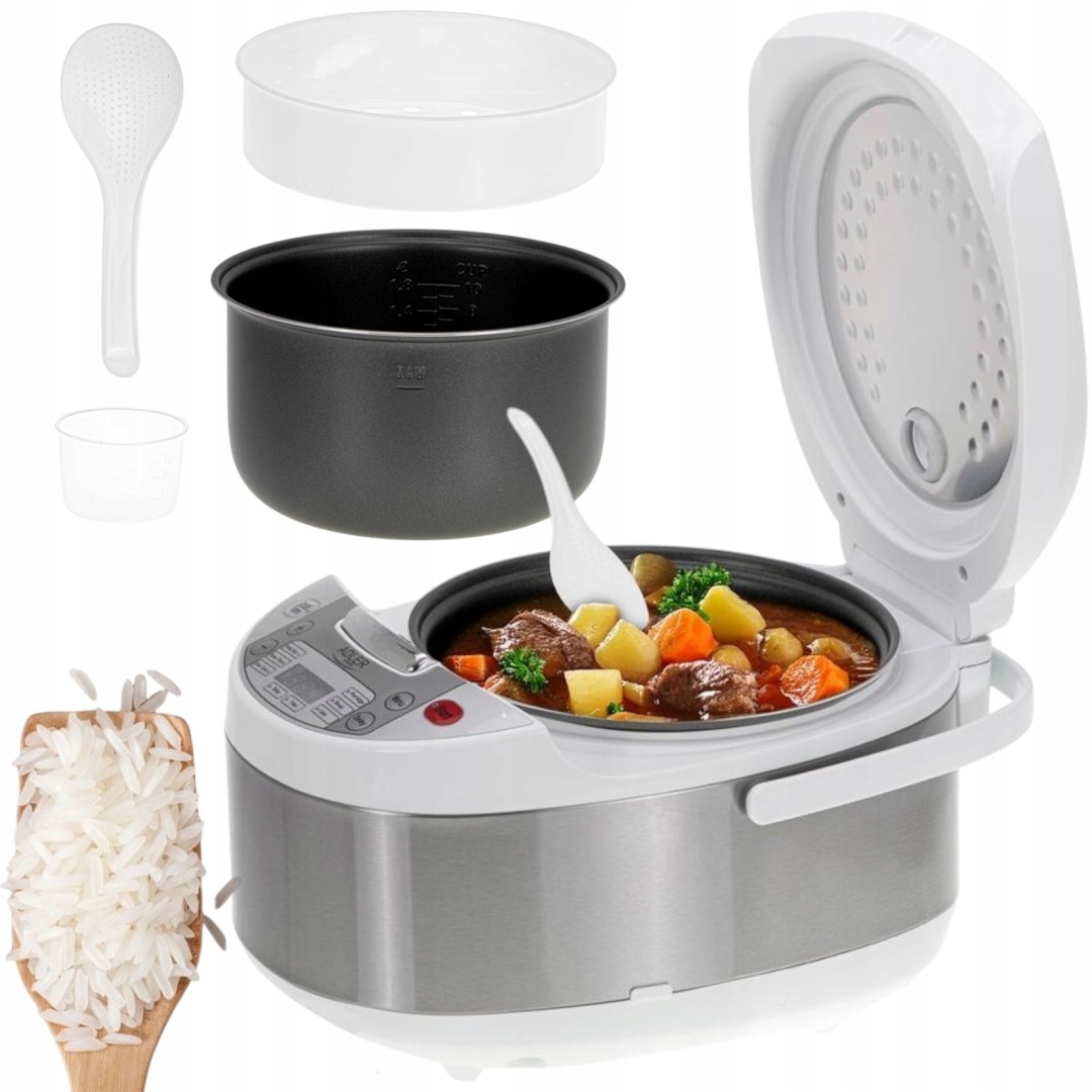 Multicooker 6w1 3,25L 6 automatycznych Funkcji Szybkowar Wolnowar Parowar