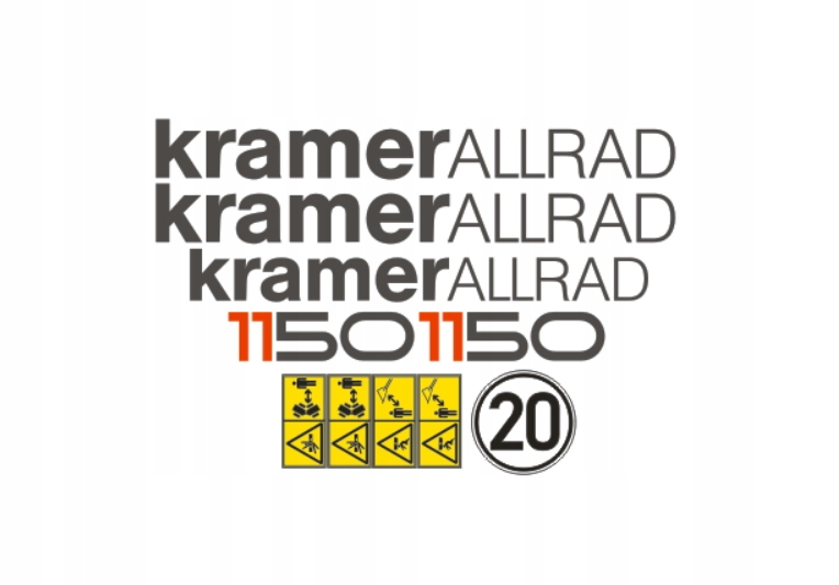 Samolepky samolepka kramerALLRAD 1150