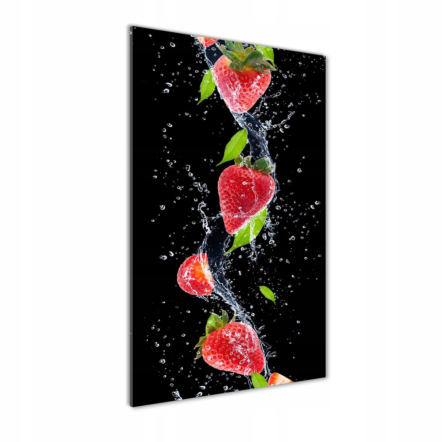 Akrylový obraz na zeď Jahody 70x140 cm