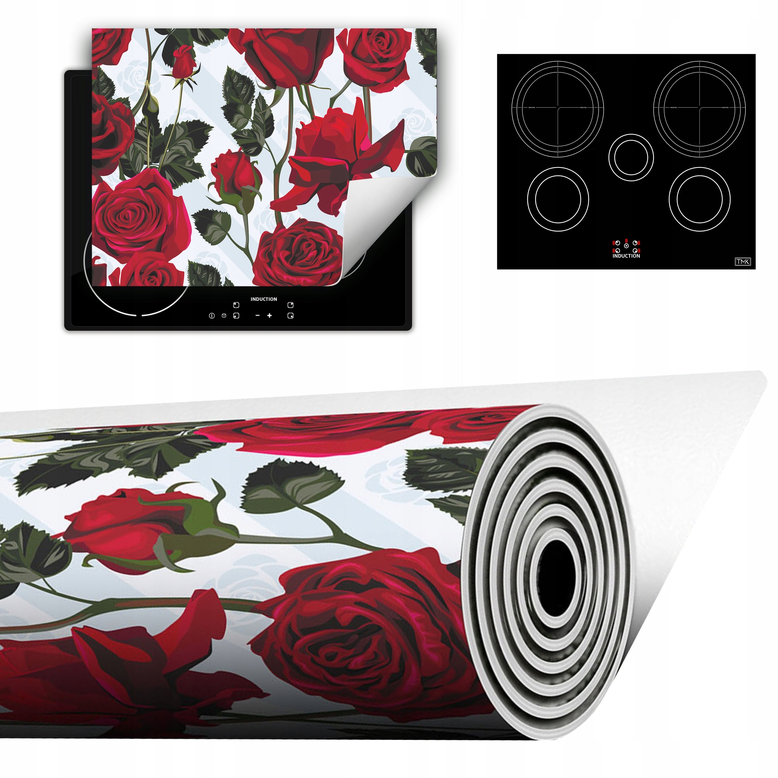 Vinylová Podložka Do Kuchyně Více Místa 70x52 růže