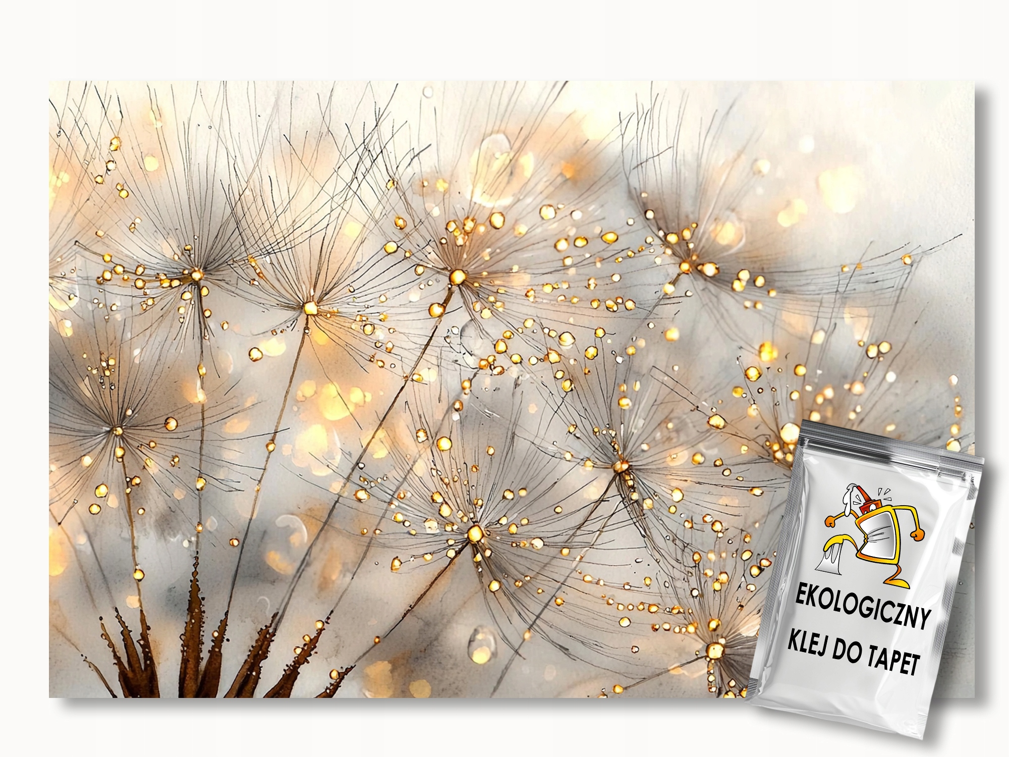 Vliesová fototapeta Příroda Rostlina Květ Pampeliška Makro 200x140 110g