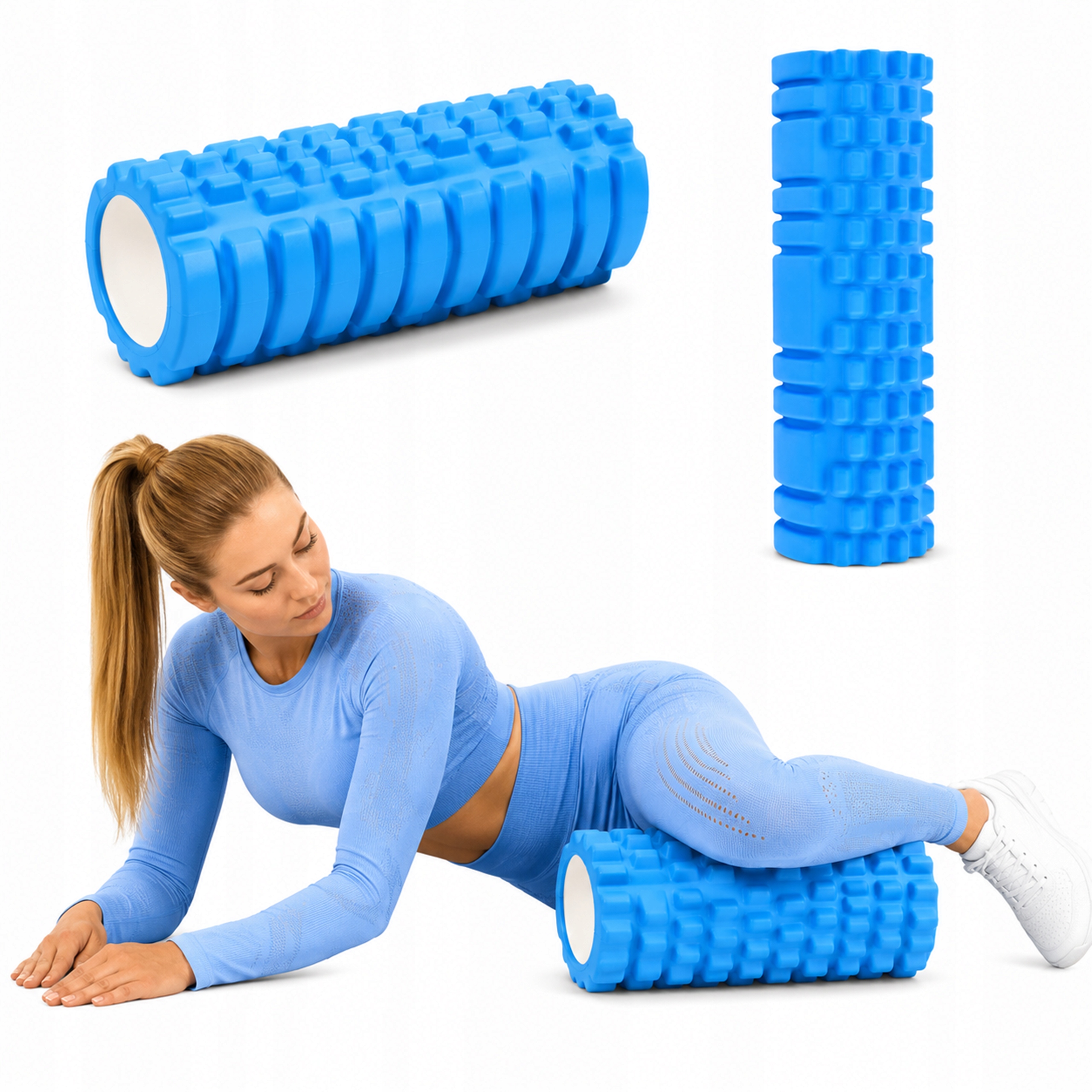 Wałek Roller Do Masażu Masujący Fitness Masażer Na Plecy Kark Joga Mały
