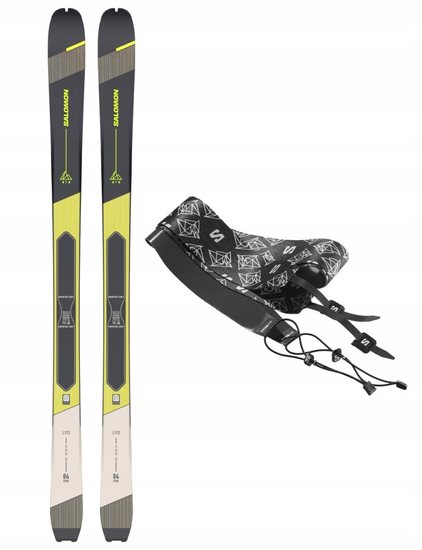 Narty skitourowe Salomon Mtn 84 Pure Foki Mtn dł.172cm
