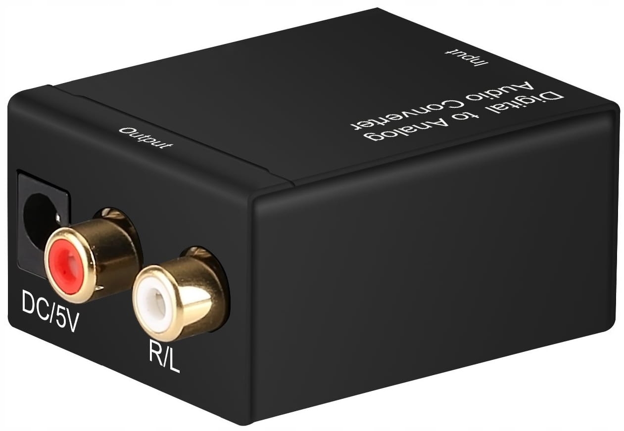 Konwerter Audio Digital na Analog Toslink RCA L/R EAN (GTIN) 5902188040739