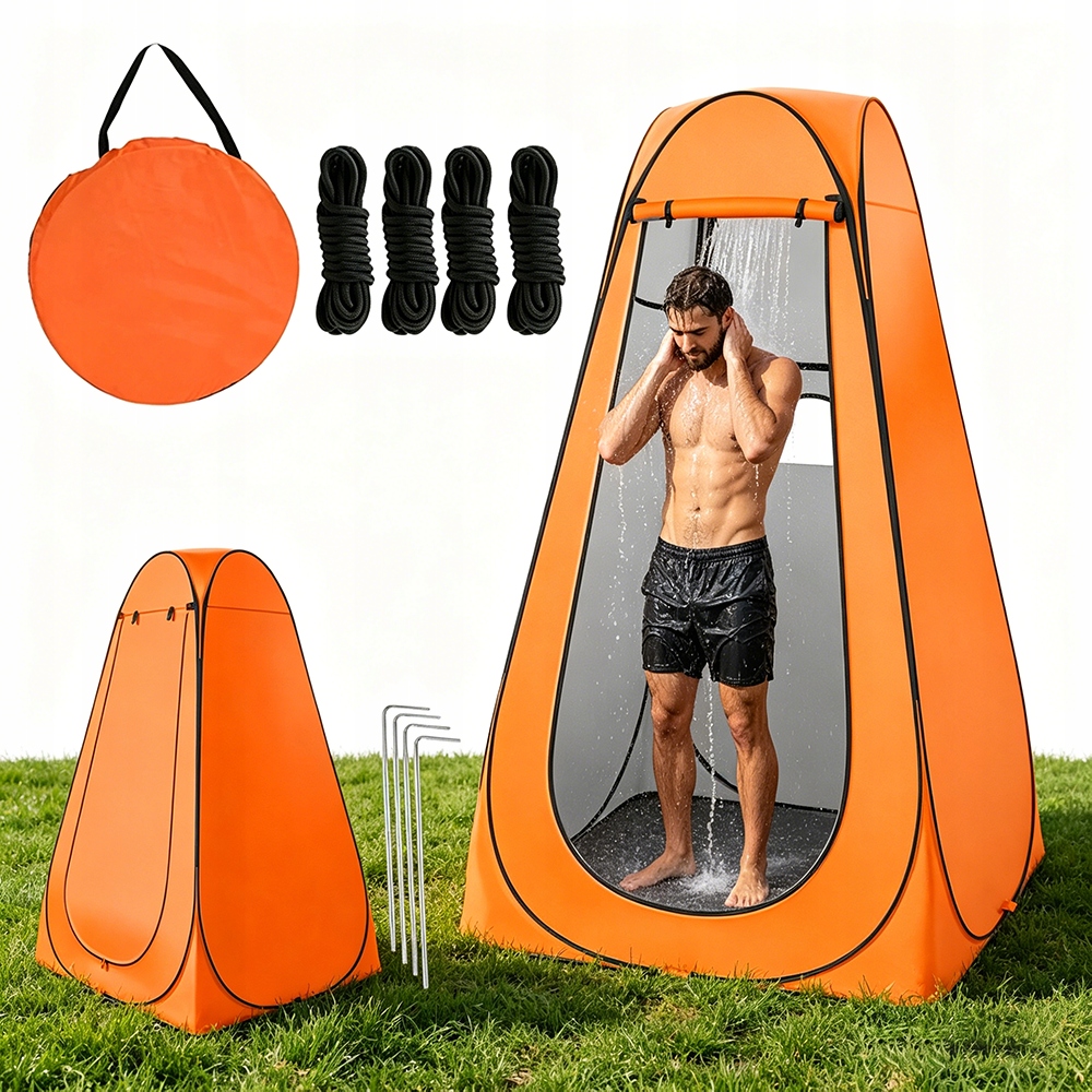 Prysznic Turystyczny Namiot Składany Automatyczny Wodoodporny Camping