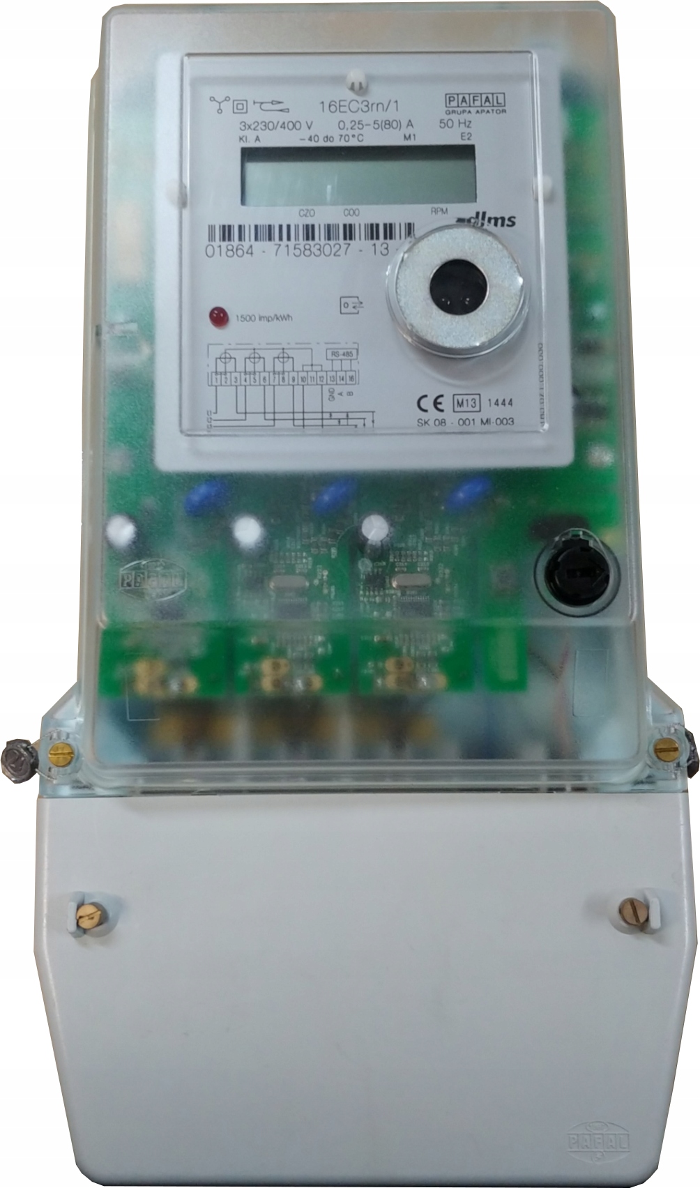

Licznik prądu energii 3 fazowy podlicznik LCD
