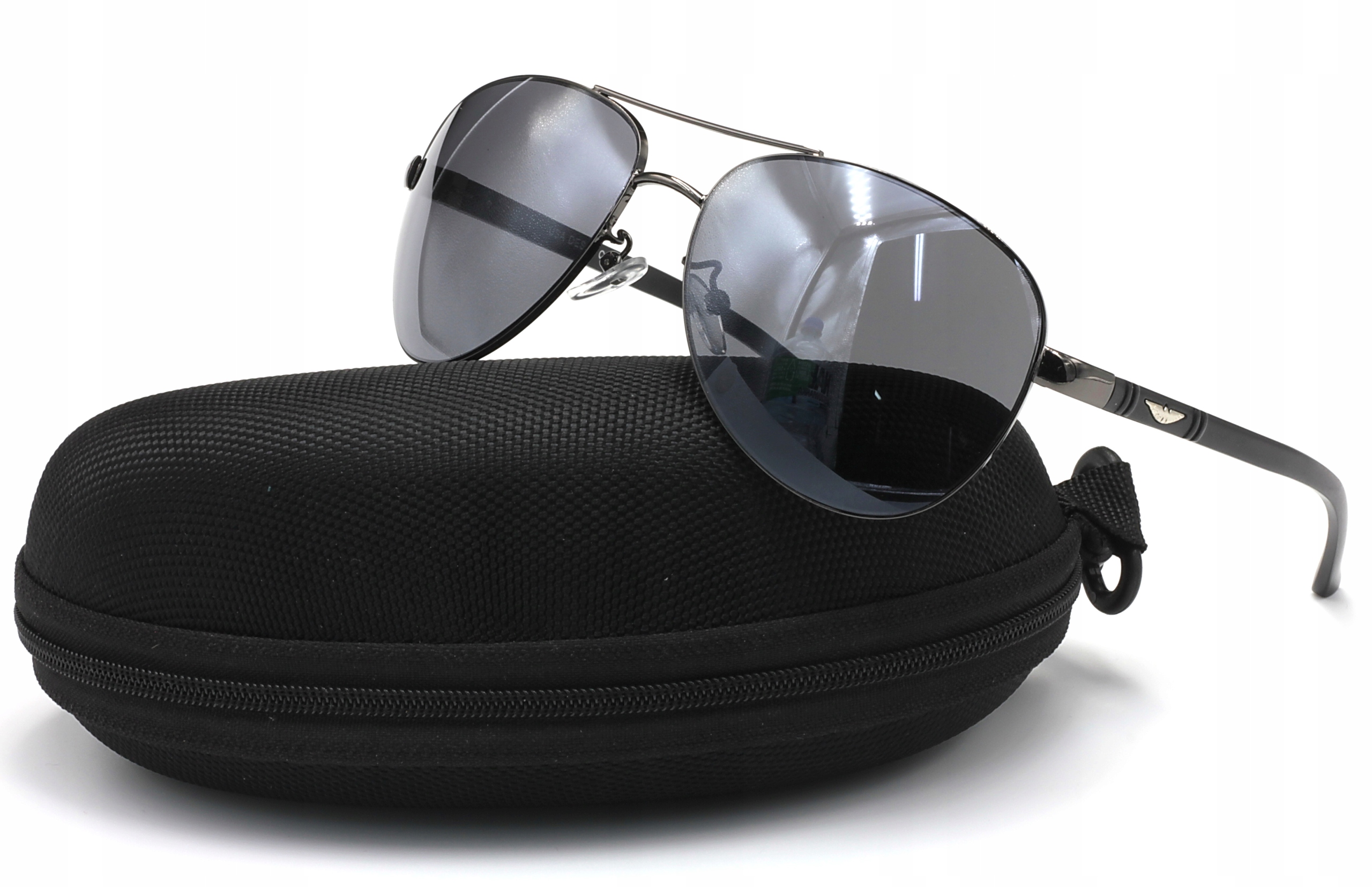 

Okulary Przeciwsłoneczne Męskie Etui Uv 400